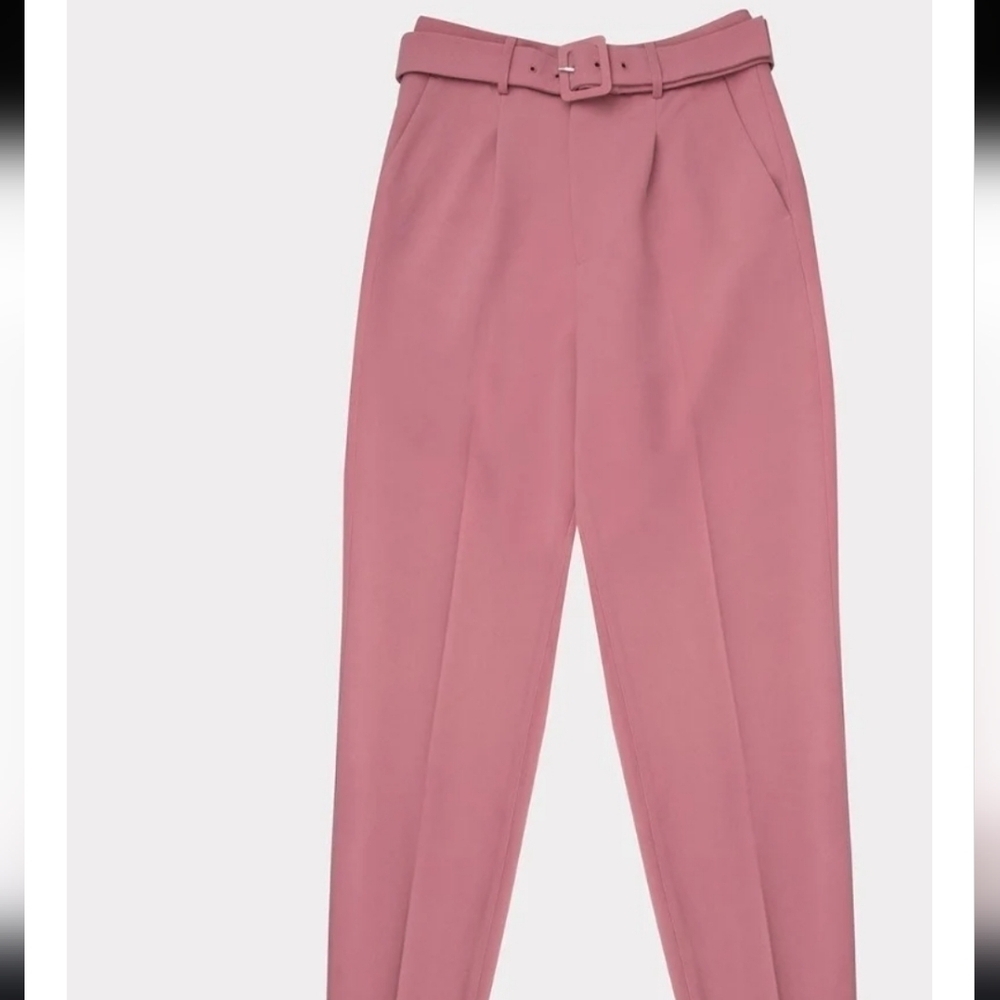ESQUALO City Belt Trousers Vintage Rose - Picture 5 of 9
